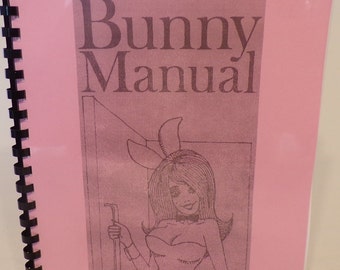 Vintage Playboy Bunny Employee manual from the 1970&#39;s Reproduction Inside look!