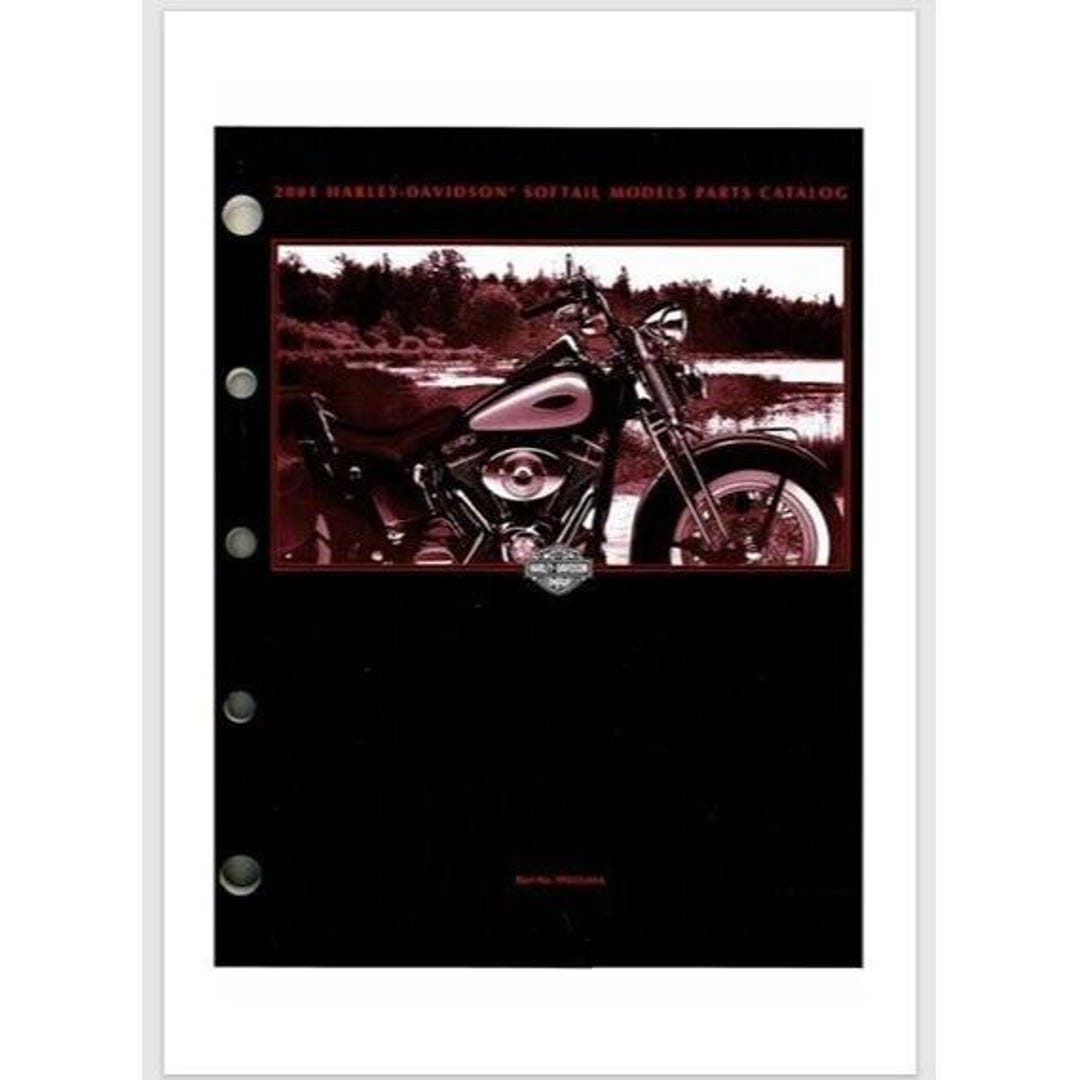 2001 Harley Davidson All Softail Parts Catalog 440 Pages Etsy