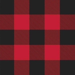 Buffalo Plaid in Red and Black