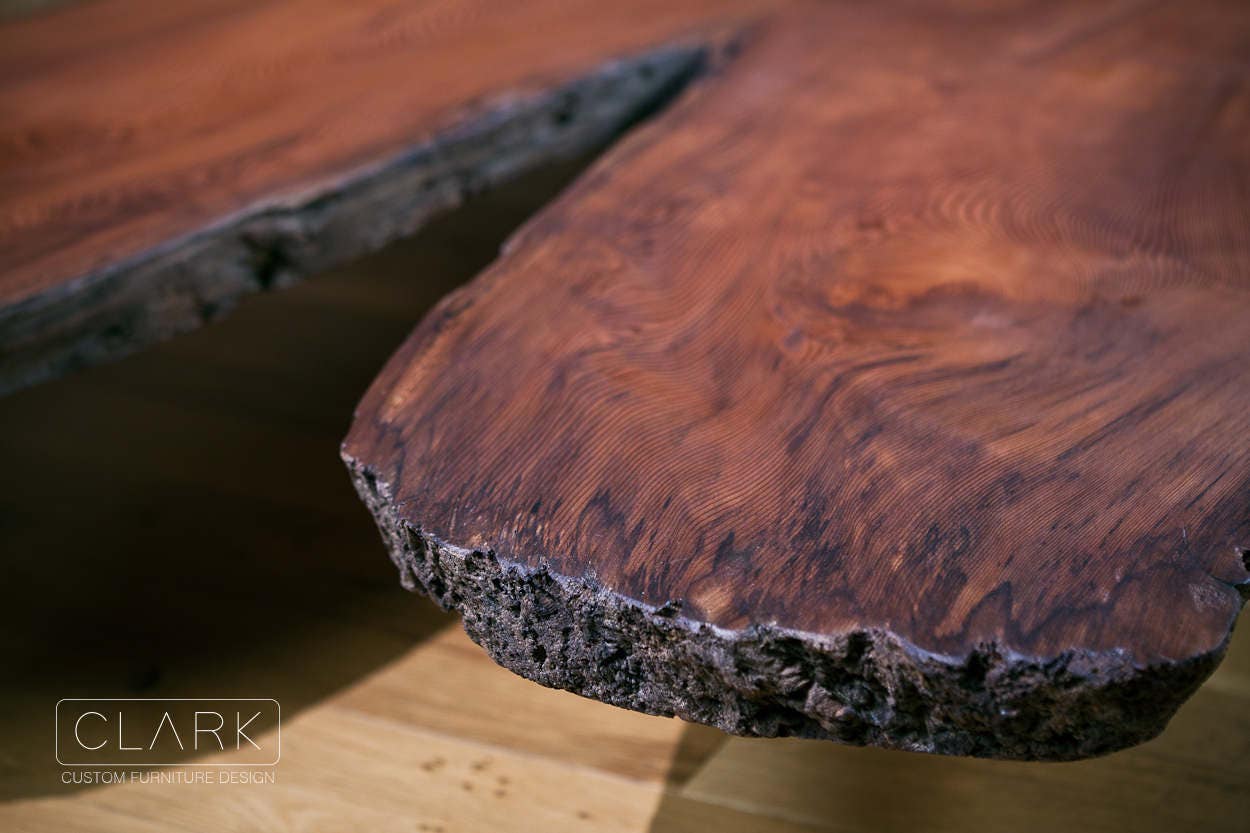 SOLD Old Growth Redwood Driftwood Log Bookmatched Top Etsy UK