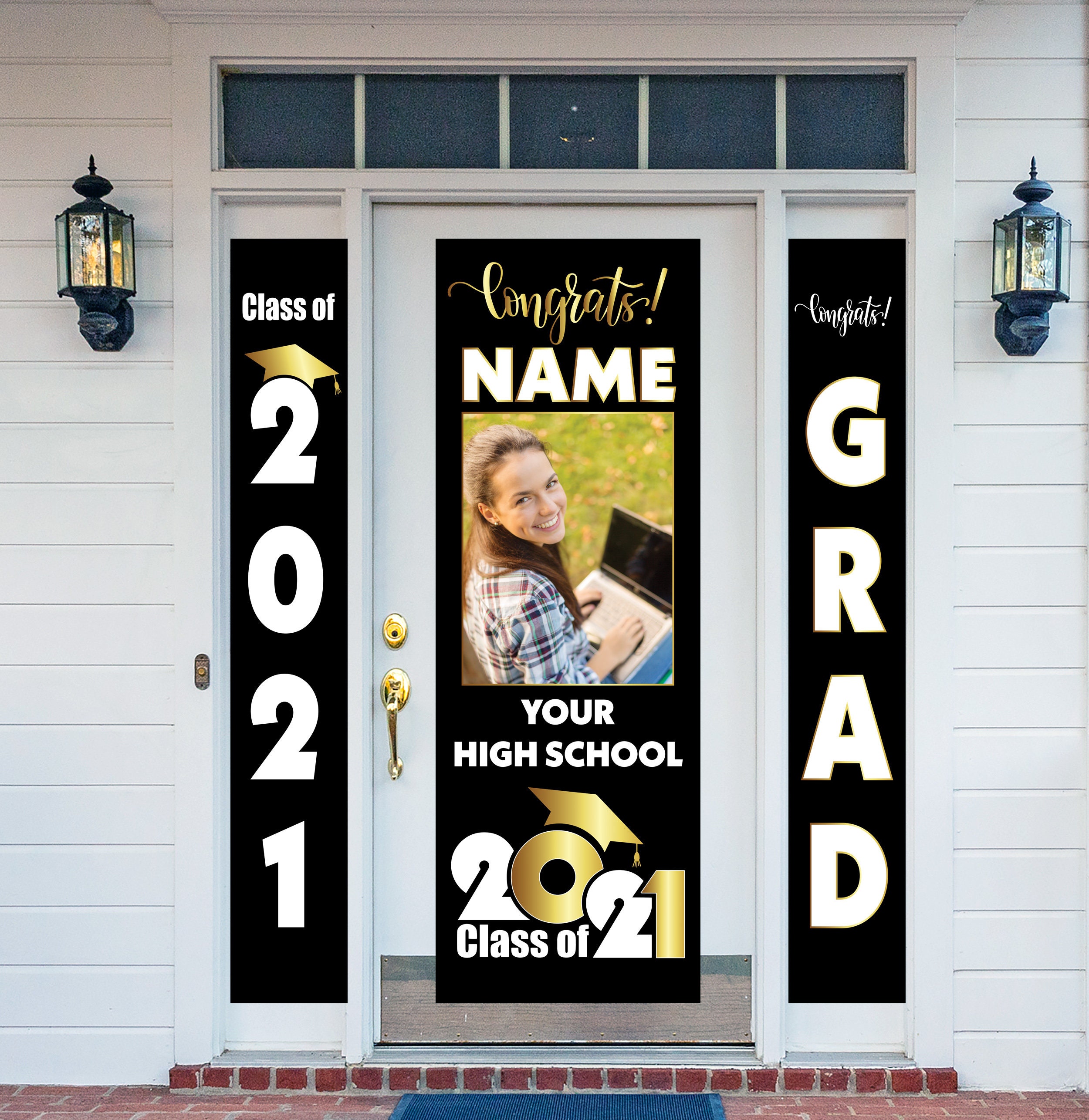 Graduation Banner Graduation Announcement Personalized Etsy