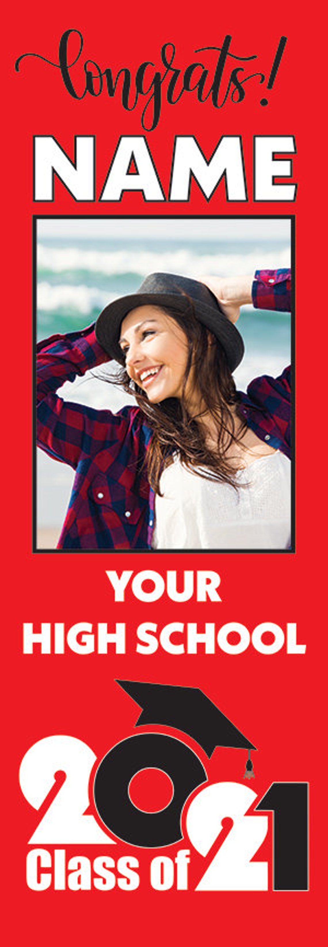 High School Graduation Banner 2021 Graduation Banner College Etsy