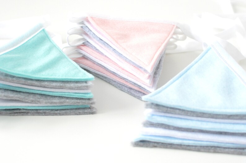 Blue and Grey Bunting Felt Bunting Boys Birthday Childrens Party Decorations Baby Boy Nursery Decor Kids Bedroom Birthday Party
