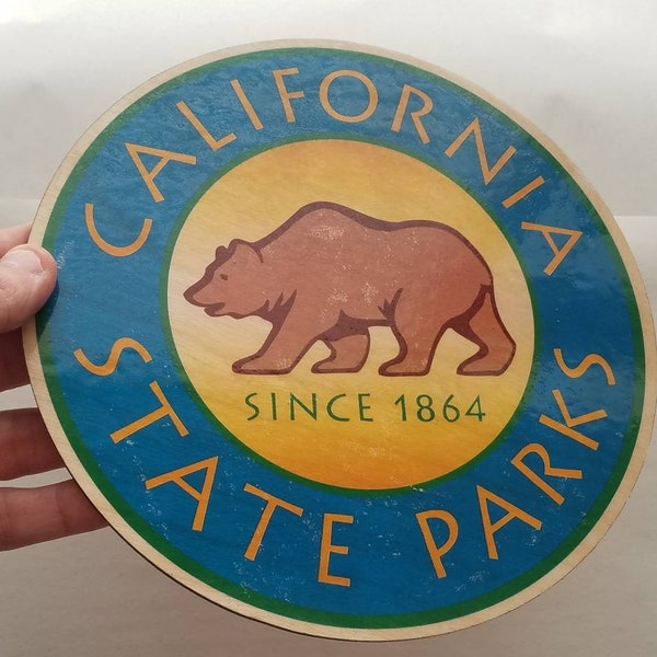 California State Parks on Rustic Style on Wood