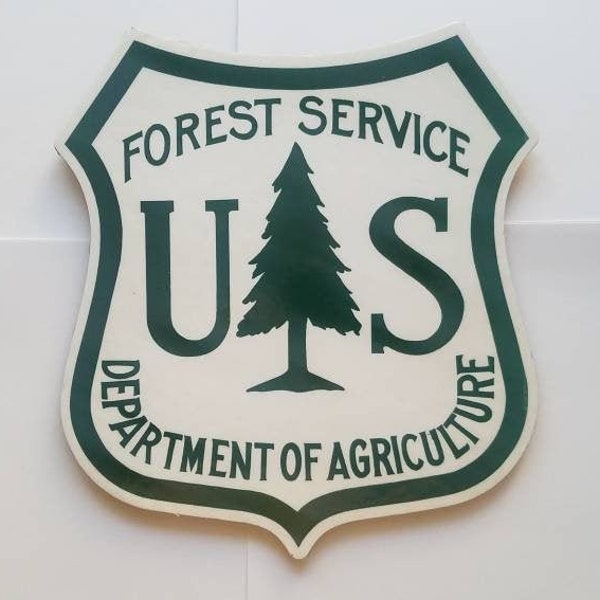 Forest Service Sign Etsy