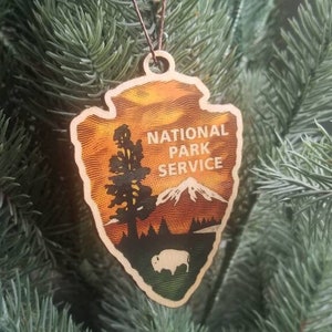 National Parks Schild Ornament
