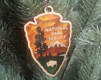 National Parks Sign Ornament