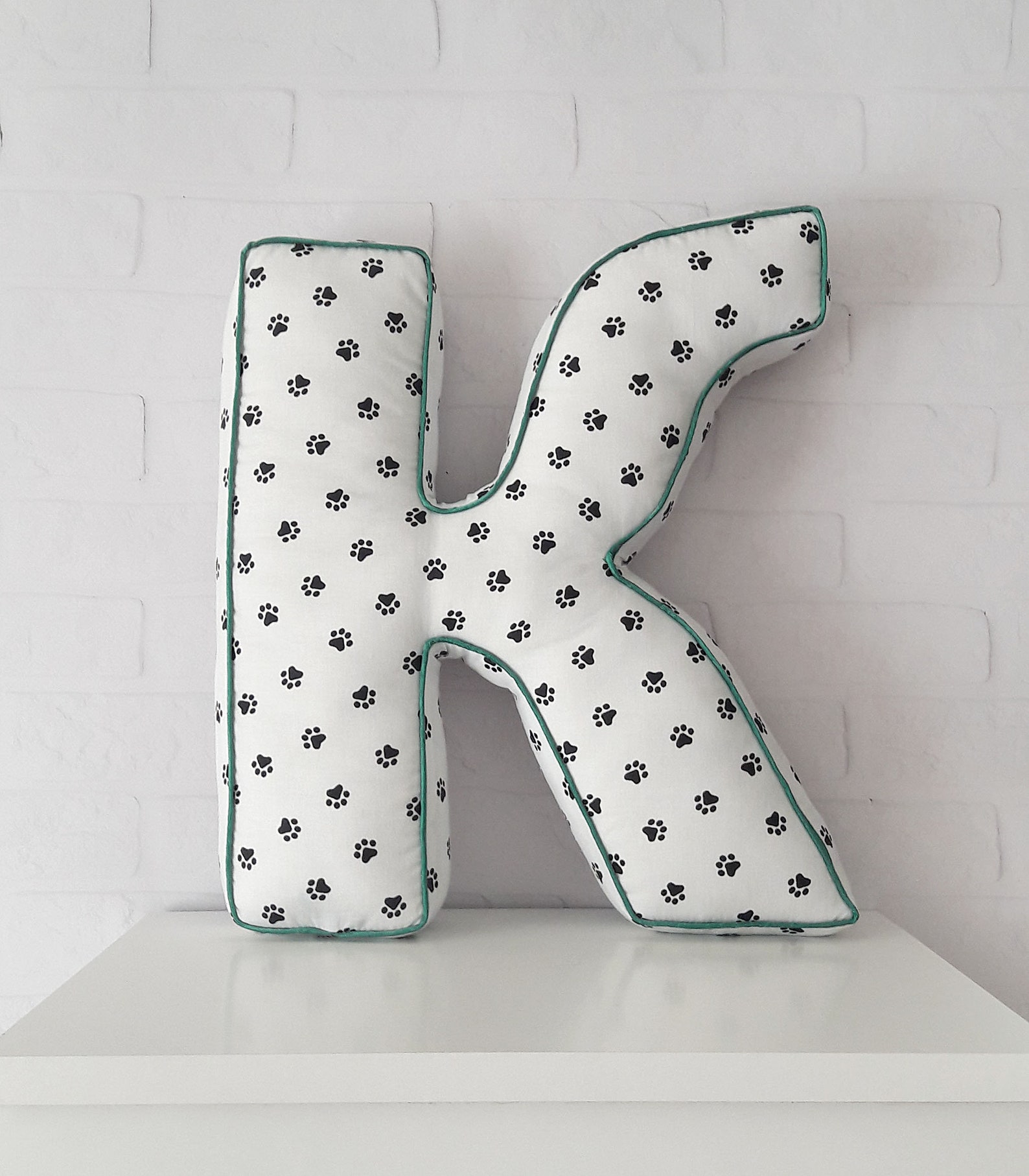 Initial Letter Shaped Pillows Alphabet Pillow Personalized Etsy