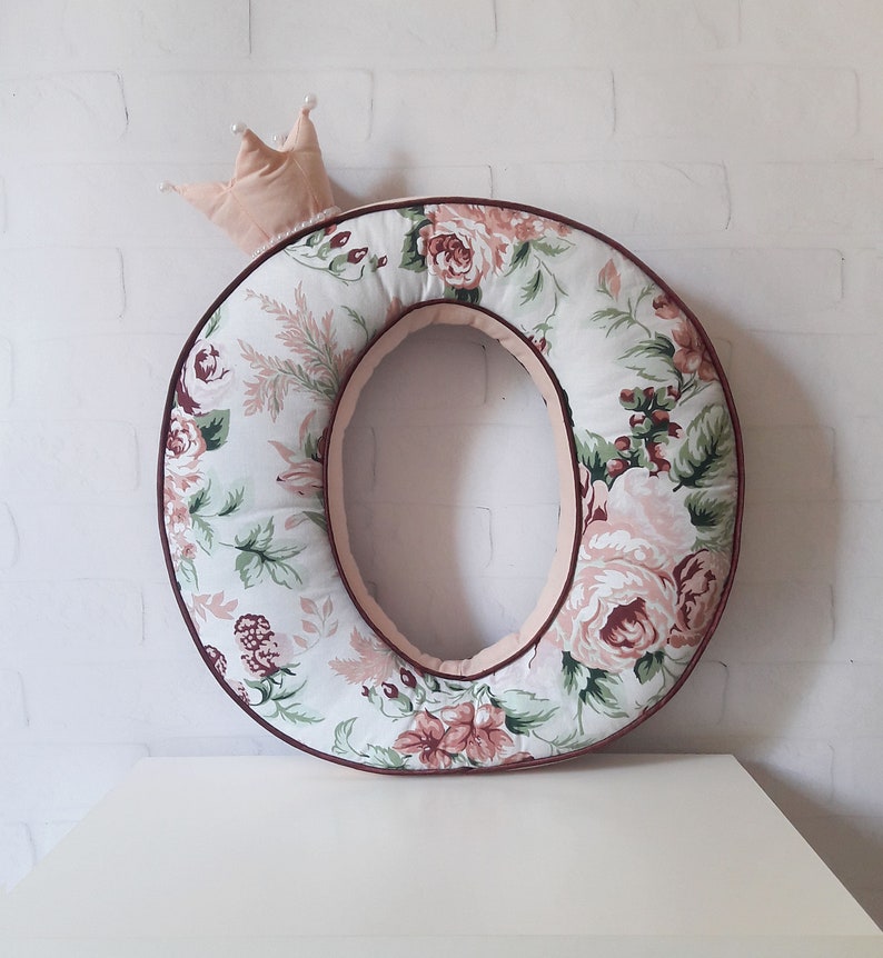 Initial Letter Shaped Pillows Alphabet Pillow Personalized ...