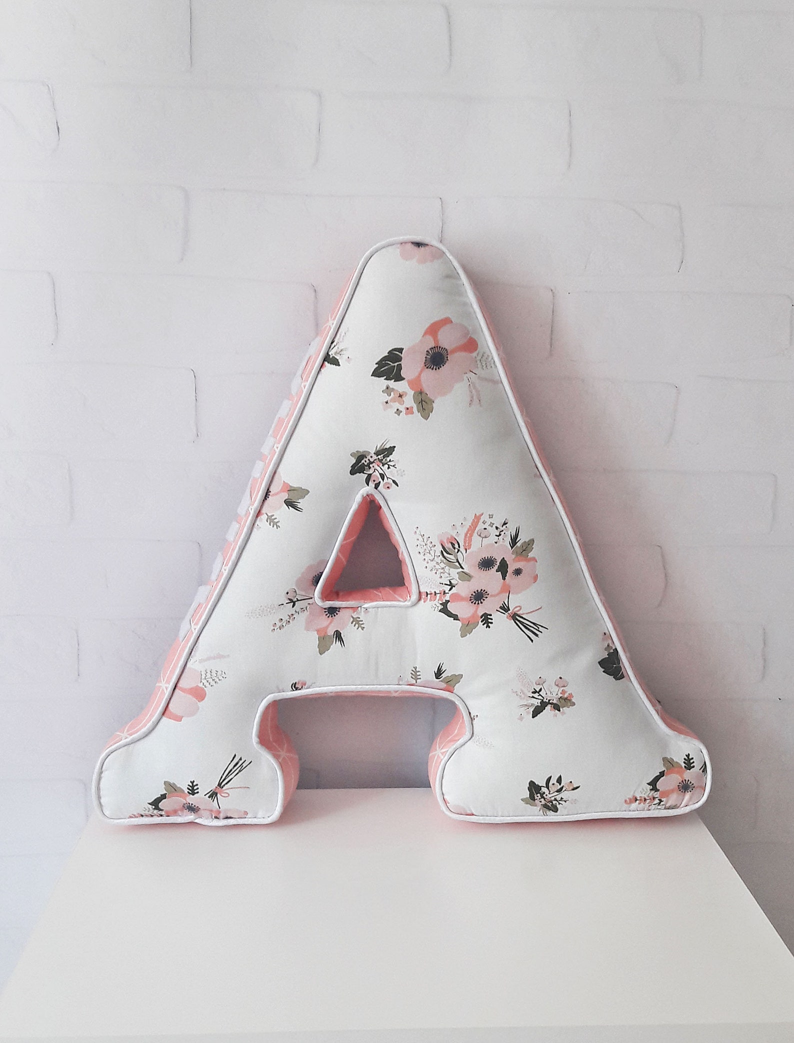 Initial Letter Shaped Pillows Alphabet Pillow Personalized Etsy