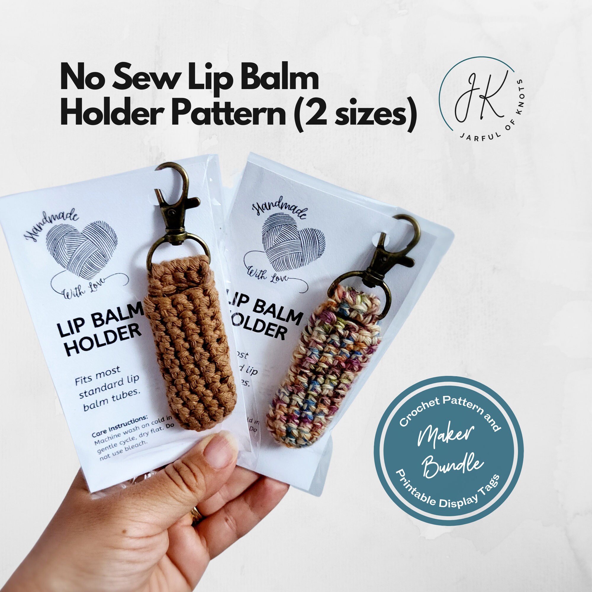 No sew shop chapstick holder