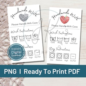 Digital Download Care Card Files, groß, bereit zum Drucken, PNG-Datei, Visitenkarten Care Card Files, PDF-Datei, Crochet Care Card Files