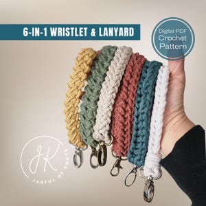 Virkmönster för 6-i-1-armband och snodd