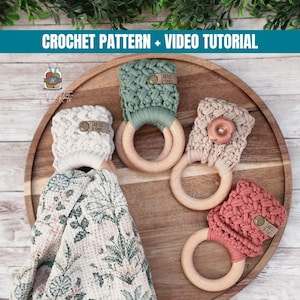 Cross Towel Holder Crochet Pattern, 3 Styles (Digital PDF)