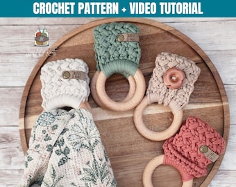 Cross Towel Holder Crochet Pattern, 3 Styles (PDF Pattern + Video Tutorial)
