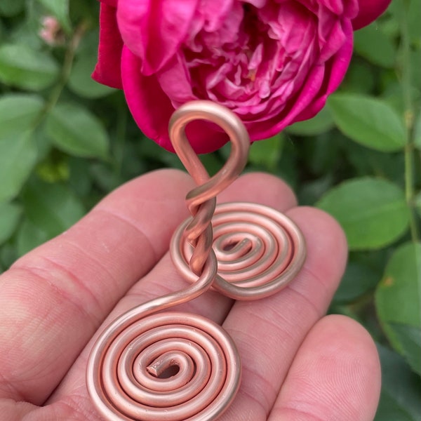 Solid Copper Wire Spiral Energy Tool