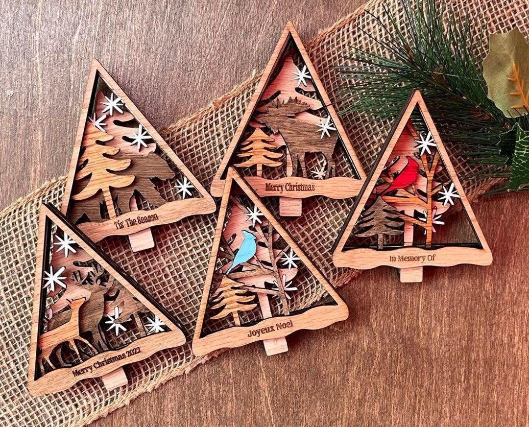 Custom Spirit Wood Ornaments for Home and Tree - Jaded Studios Shop