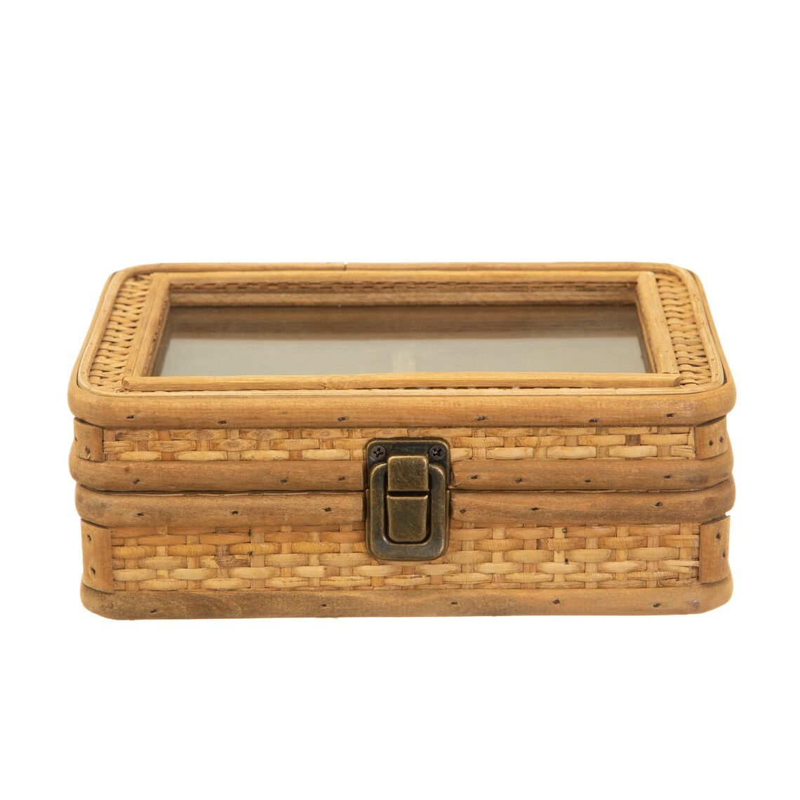 Brown Rattan Jewellery Box Jewellery Storage Etsy