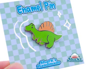 Spinosaurus enamel pin