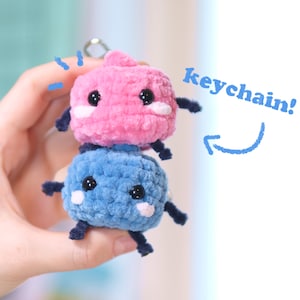 Stardew Valley Junimo amigurumi plushie - crochet toy keyring keychain bag charm gosedjur - nintendo switch game nerdy geek Sharks Handmade