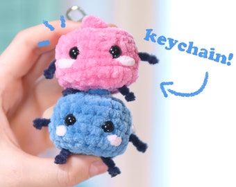 Stardew Valley Junimo amigurumi plushie - crochet toy keyring keychain bag charm gosedjur - nintendo switch game nerdy geek Sharks Handmade