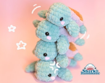 Handmade Sea turtle plushie - amigurumi crochet toy - birthday gift Ocean sea animal - Sharks Handmade