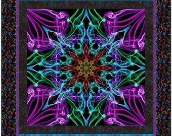 Starburst Flower Quilt Pattern, Diane McGregor, CastillejaCotton