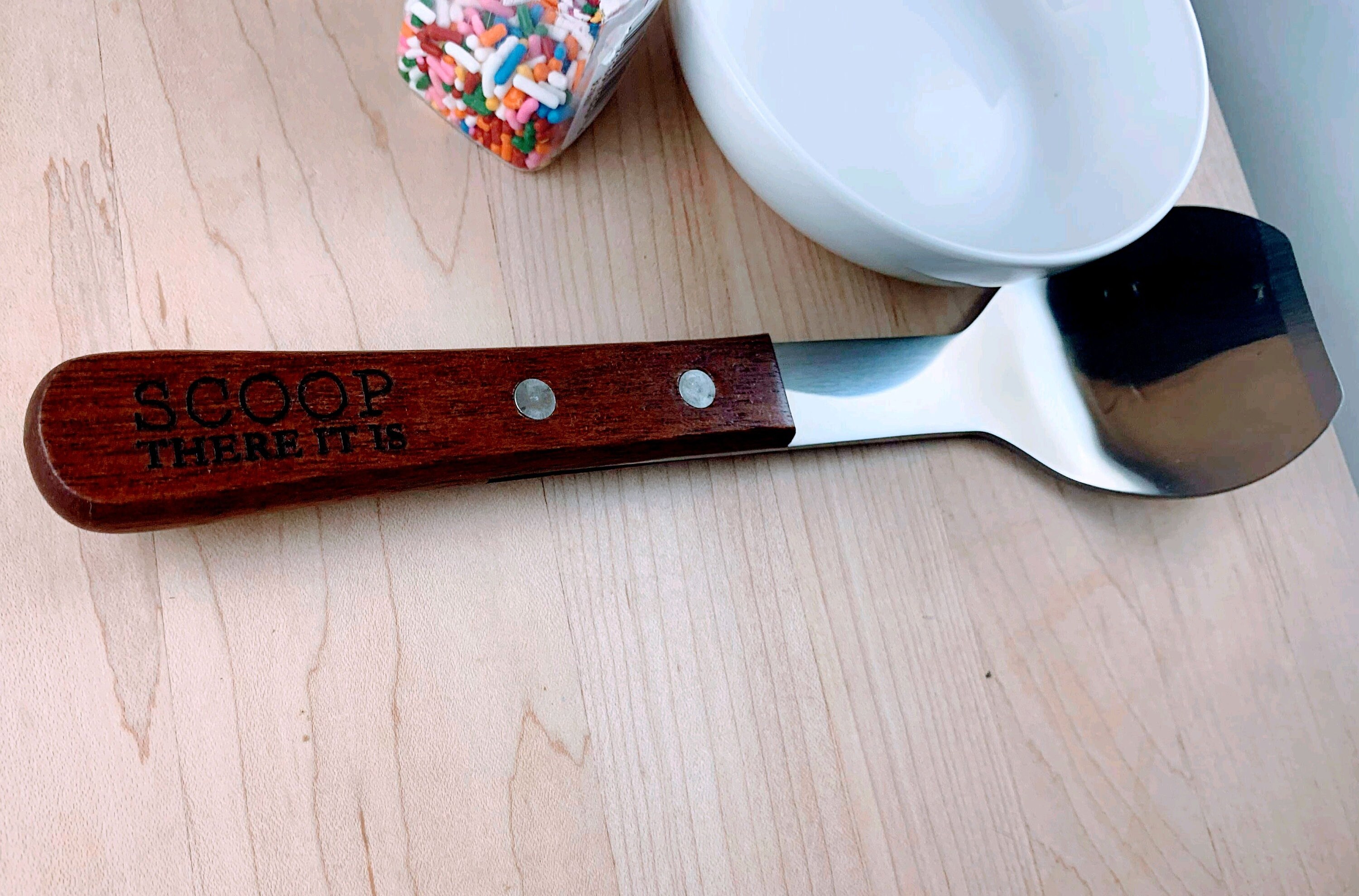 Personalized Ice Cream Scoop Custom Ice Cream Spoon Engraved Etsy
