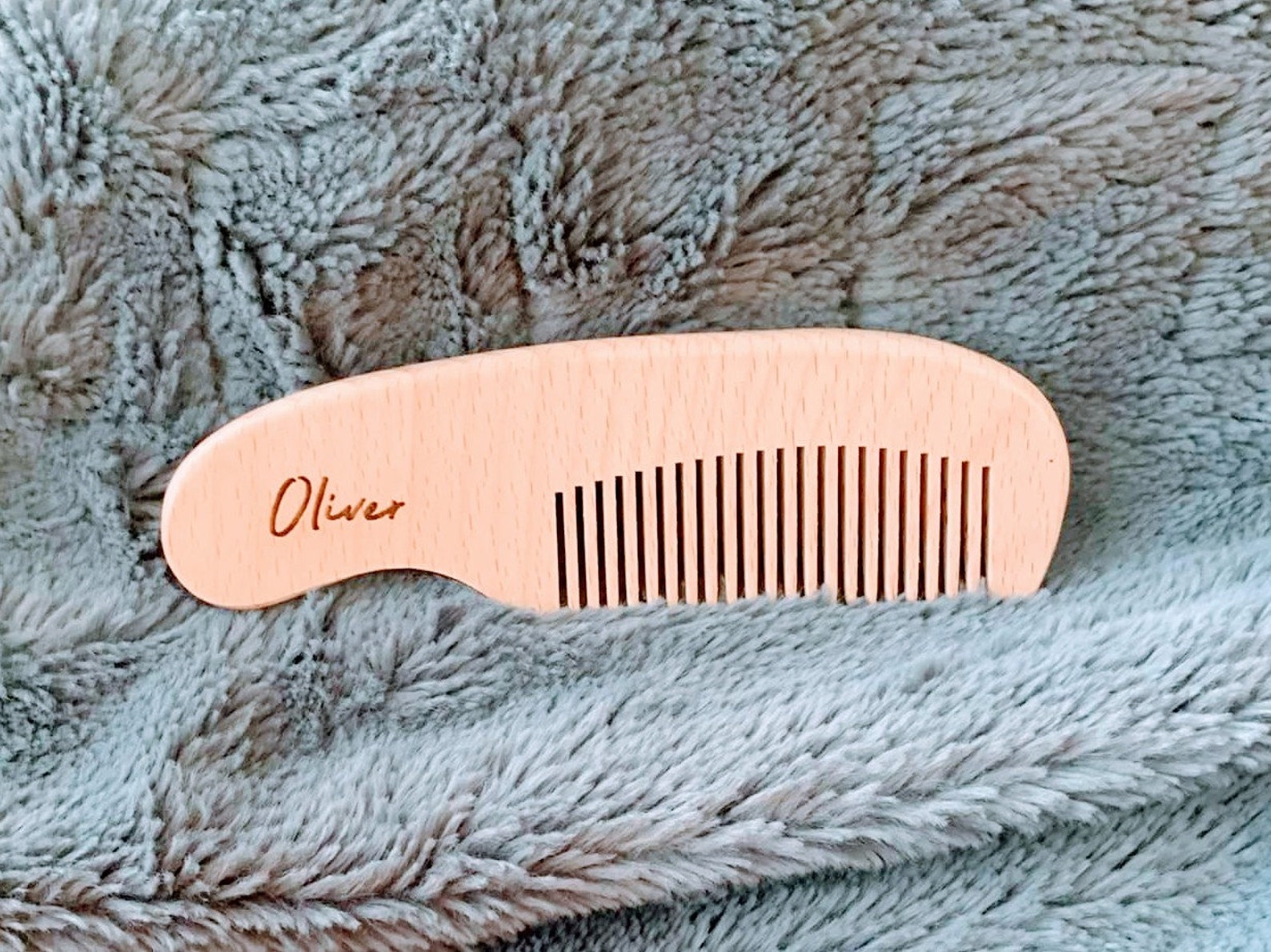 Personalized Baby Comb and Brush Set Custom Newborn Keepsake Etsy
