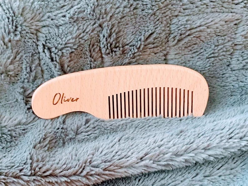 Personalized Baby Comb and Brush Set Custom Newborn Keepsake Etsy