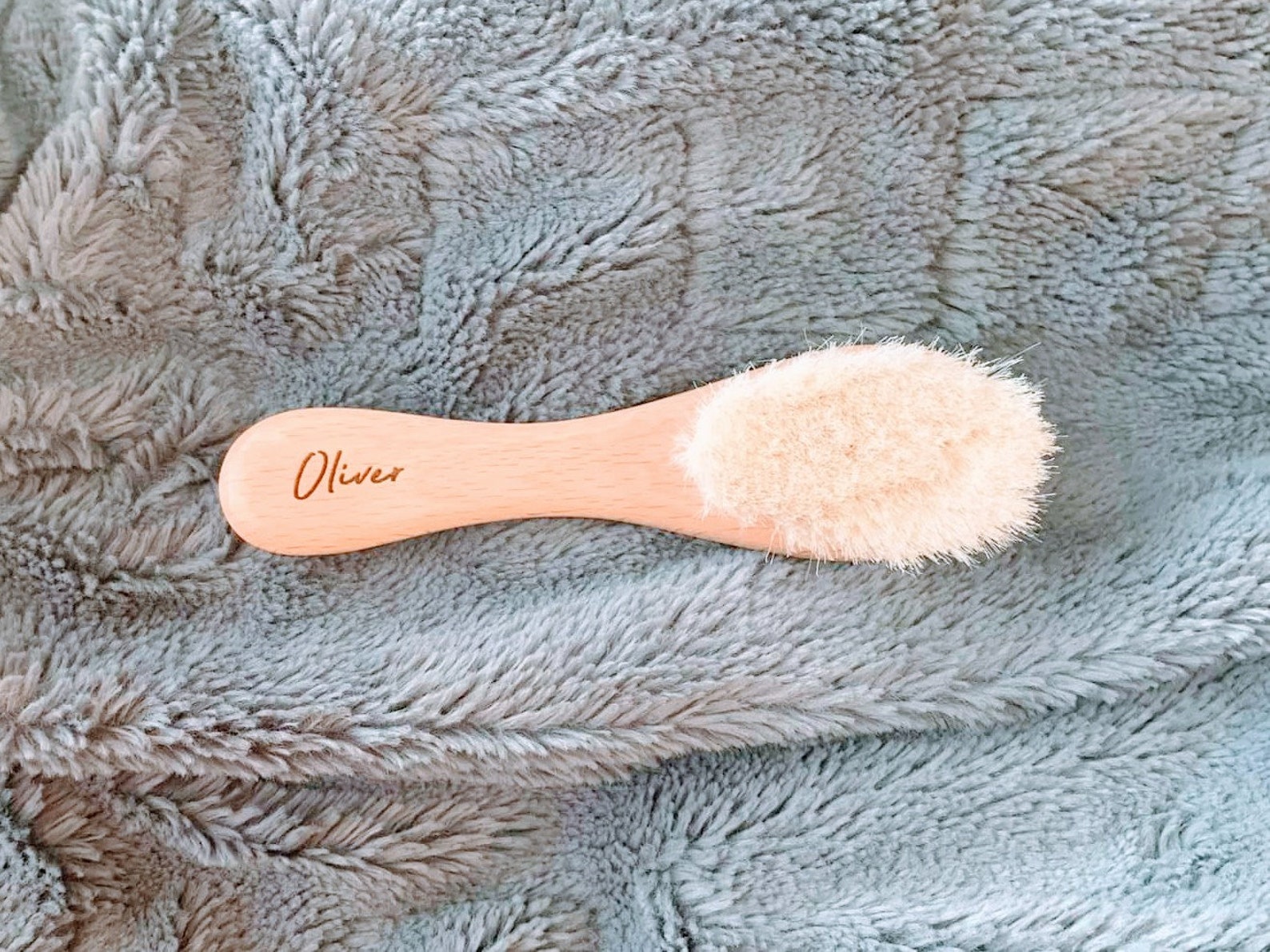 Personalized Baby Comb and Brush Set Custom Newborn Keepsake Etsy