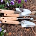 4 pc. Personalized Gardening Tools, Customized Garden Set, Engraved Gardening Set, Stainless Steel Garden Tool Set 