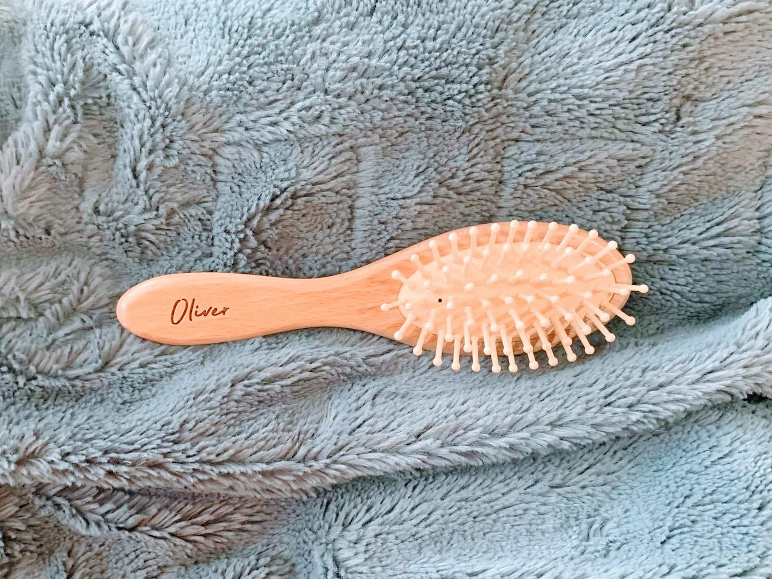 Personalized Baby Comb and Brush Set Custom Newborn Keepsake Etsy