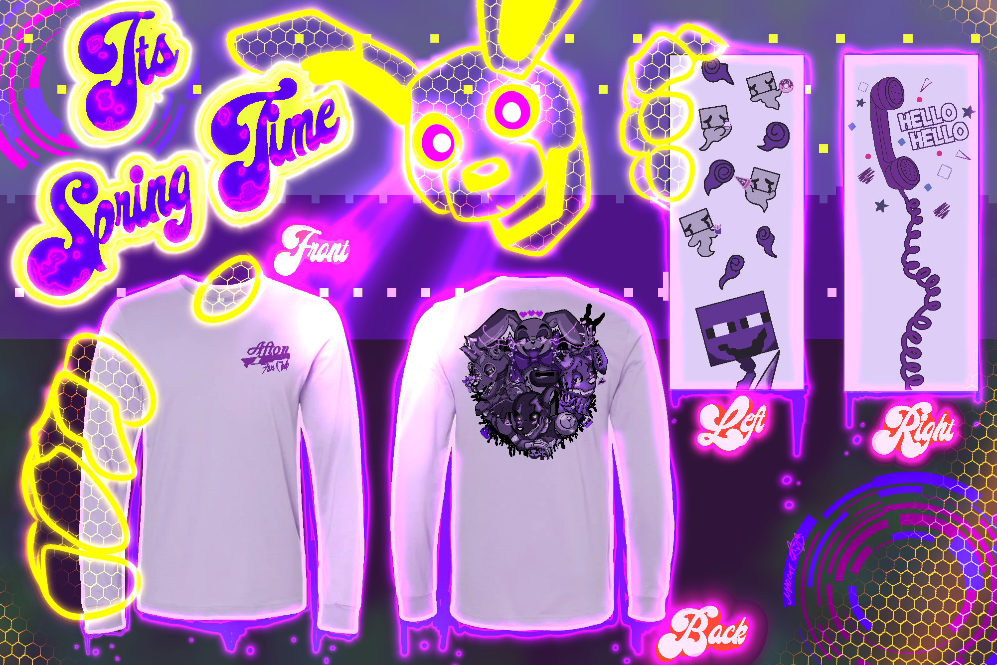 FNAF 3 Animatronics' Gildan Ultra Cotton Youth T-Shirt