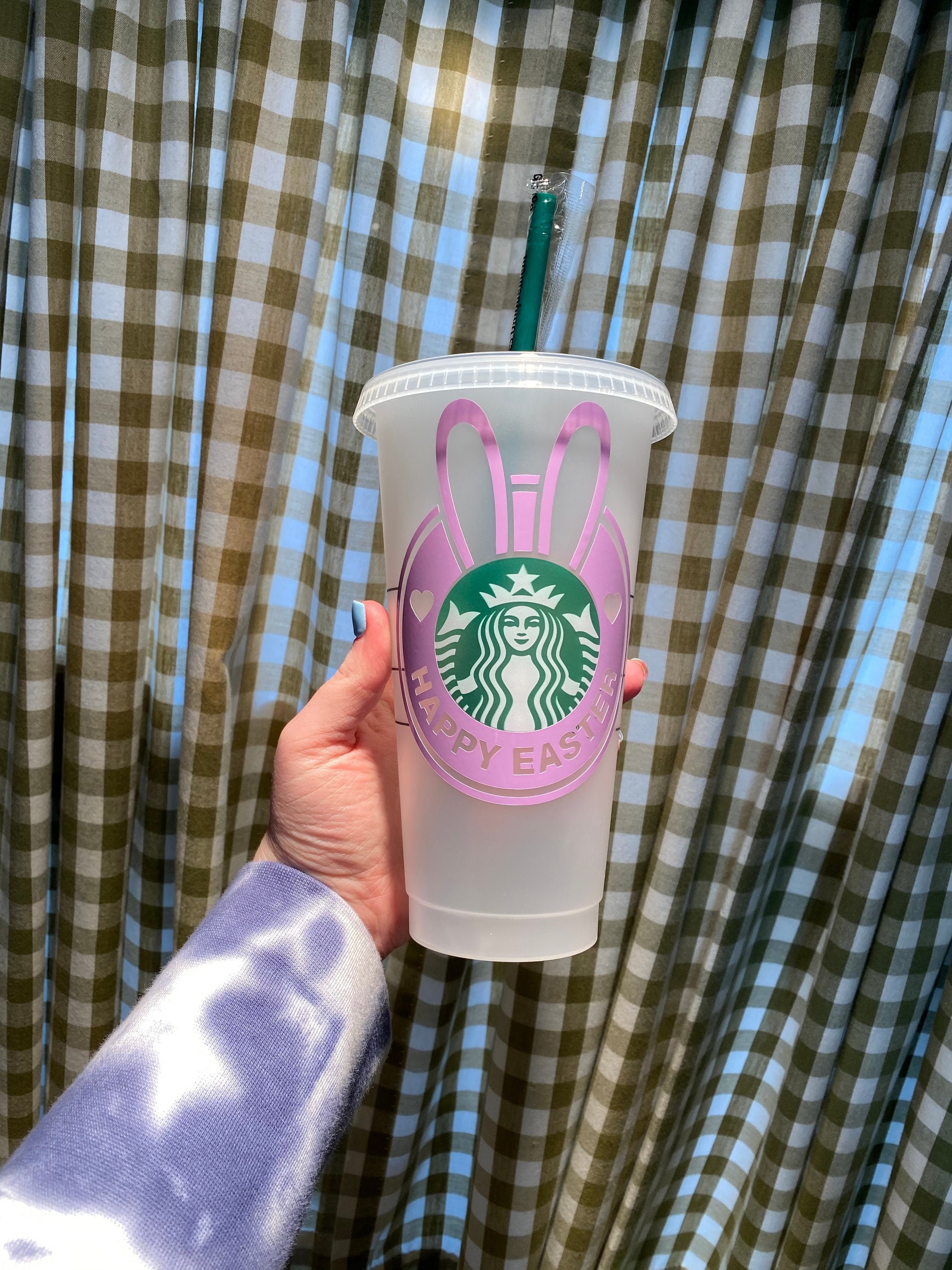 Easter Starbucks Cup Personalized Starbucks Cup Easter Gift Etsy