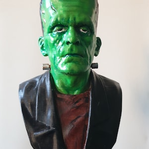Frankenstein 3d printed Bust