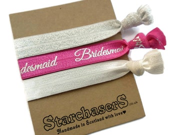 Strawberry Hair Tie Set Of 3 With Glitter Elastic Make Great Etsy