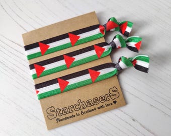 Palestine Flag Wristband Set - Pack of 3.
