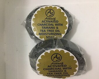 Handmade soap, Bar Soap, Activated Charcoal Soap, Acne Soap, Charcoal Soap, Complexion Soap
