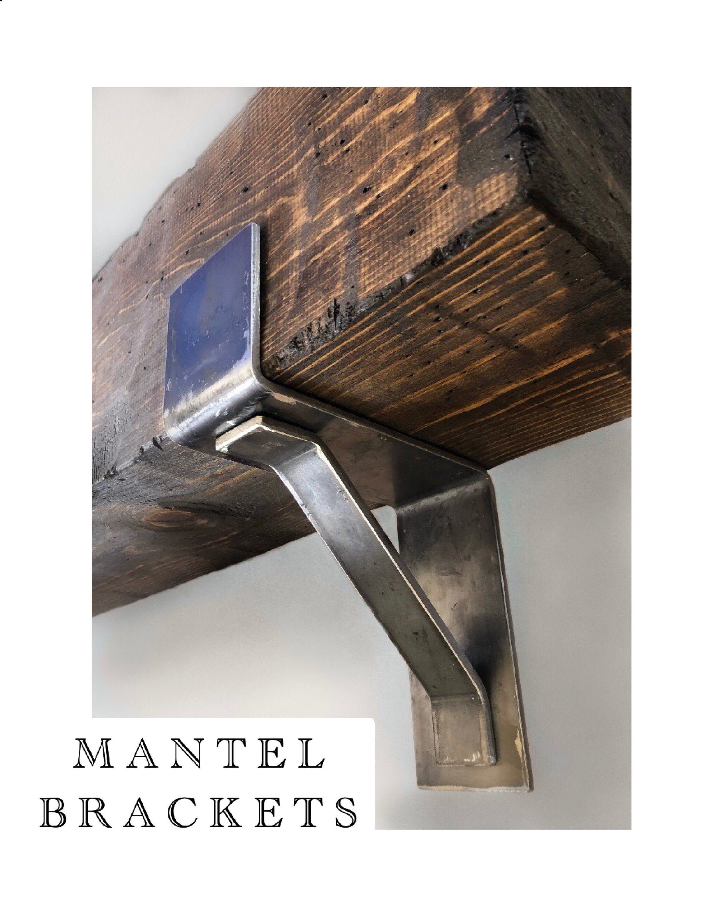 Mantel Bracket Fireplace Beam Bracket Corbel Rustic Mantel Etsy