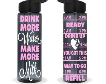 breastfeeding water bottle with straw