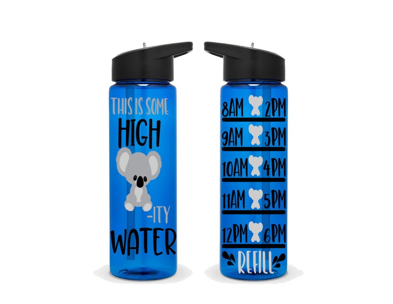 Koala Bear Water Bottle Drink Your Water 24 oz Water Etsy France