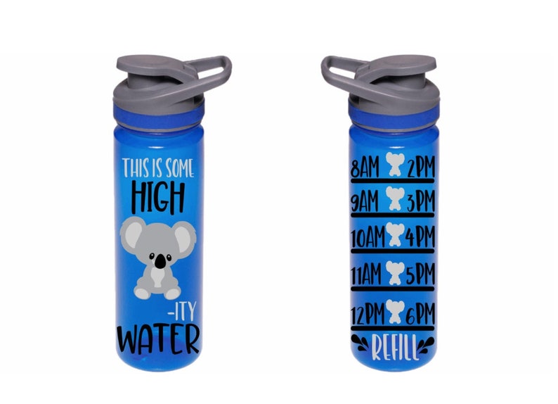 Koala Bear Water Bottle Motivational 22 oz Botella Etsy España