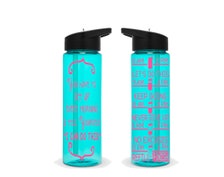 480ml Simple Fashion Straw Thermos Bottle With Leather Case Pearl