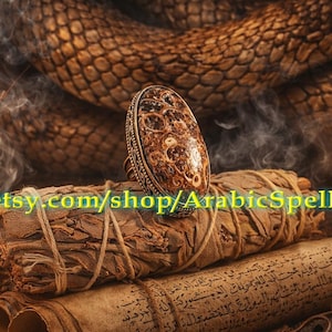 The Talismanic Ring of the Shaytan Jinn Alhazzin al-Hayyah (The Snake King) A Rare Artifact of Immense Power & Forbidden Knowledge