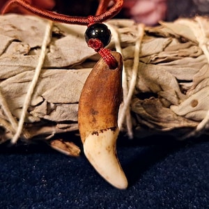 Amuleto di protezione arabo a forma di dente di lupo, scudo contro ogni male, rimozione di maledizioni e malefici, amuleto protettivo illimitato