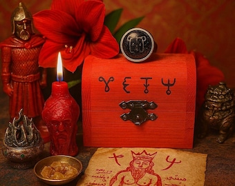 The Ring of The Red Djinn King Ahmar, Ruler of Planet Mars, Victory in Competitions, Physical Power, Commanding Respect & Wealth Attraction