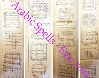 Extremely Powerful Magical Talisman for Success in Life, Arabic Taweez For All Purposes, Attracting Love, Money Drawing, Wealth & Abundance
