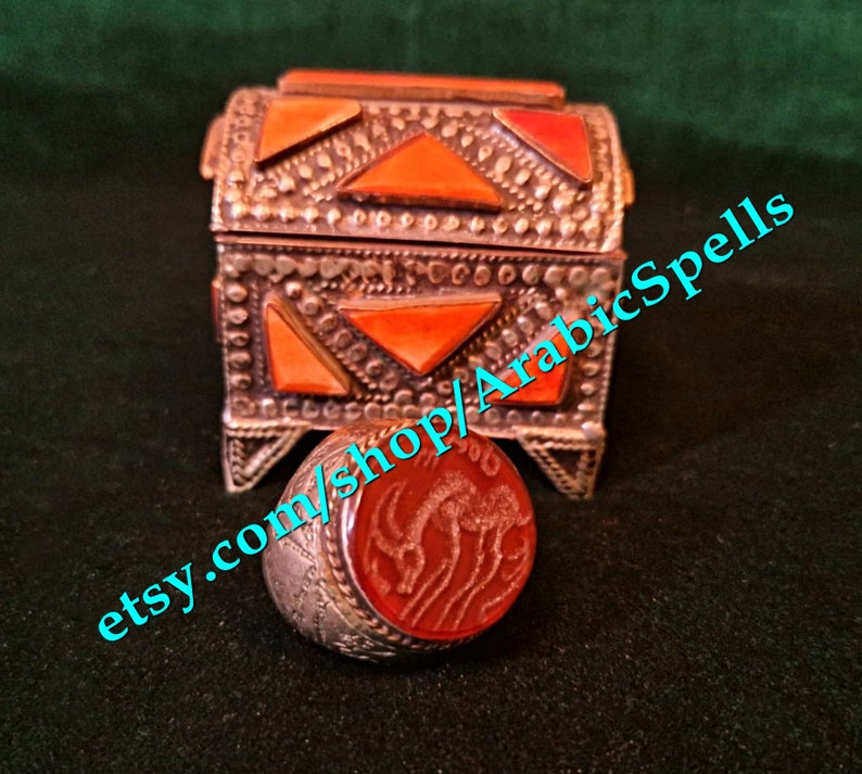 Jinn Pact/ One of a Kind Jinn Ring of the Mighty and Powerful Ibliss Son King Danhash image 3