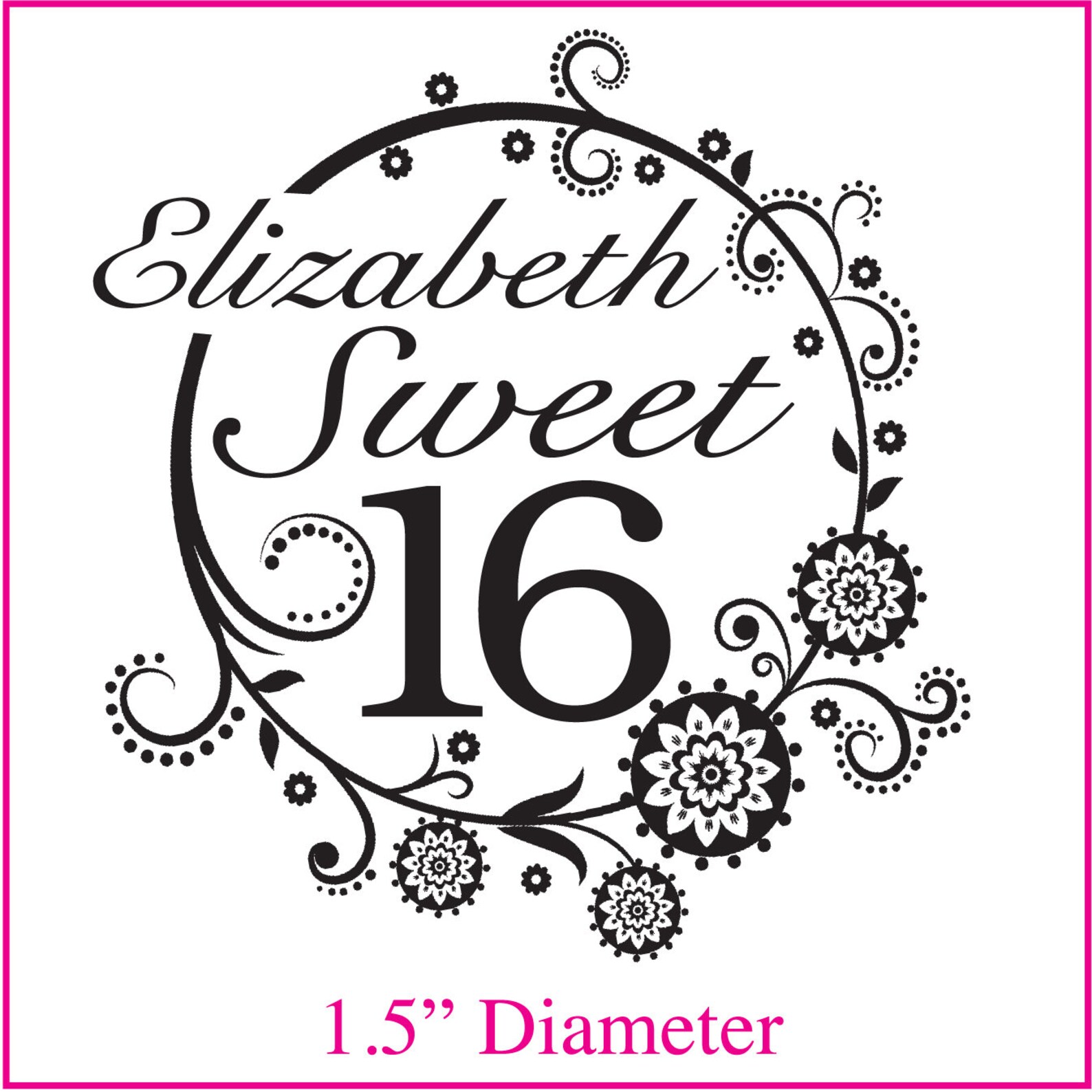 Sweet 16 Sweet Sixteen Photo Address Stamp Save the Date Etsy